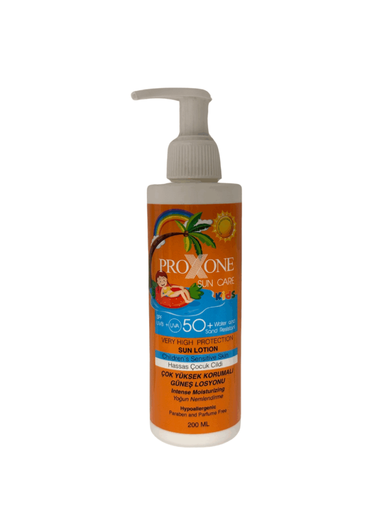 PROXONE SPF 50+ PLUS Çocuklar İçin Mavi Işık Korumalı Su Bazlı Güneş Kremi 200 ML