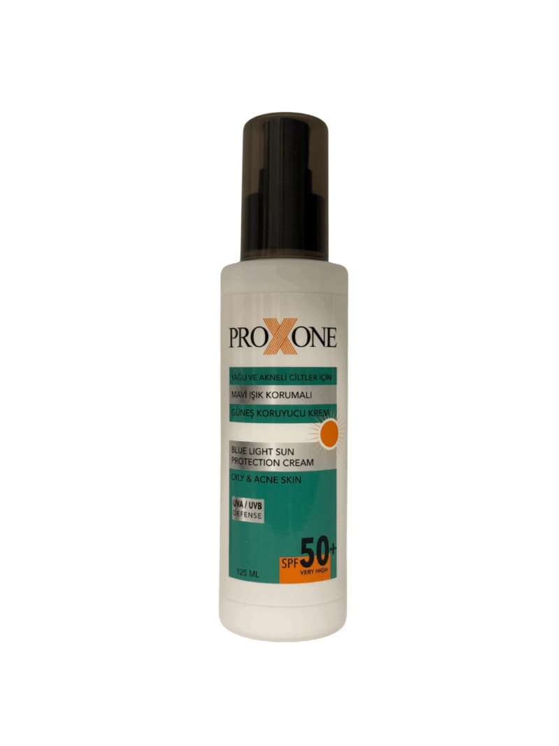 PROXONE  SPF 50+ PLUS YAĞLI CİLTLER İÇİN MAVİ IŞIK KORUMALI SU BAZLI GÜNEŞ KREMİ 125 ML