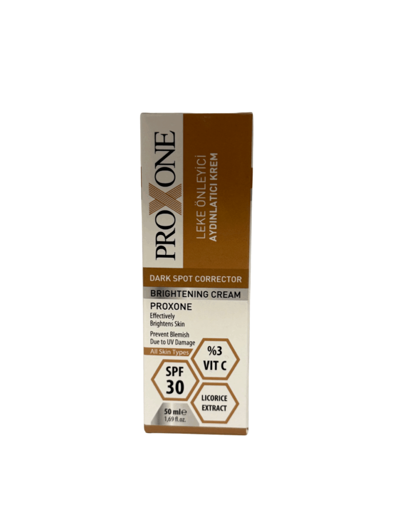 PROXONE SPF 30 UVA/UVB LEKE ÖNLEYİCİ AYDINLATICI KREM 50 ML